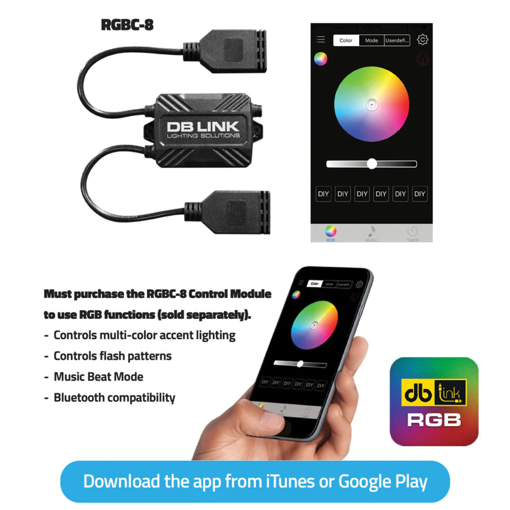 Bocinas Marinas RGB DB Drive APS69RGB 400 Watts Amphibious Serie