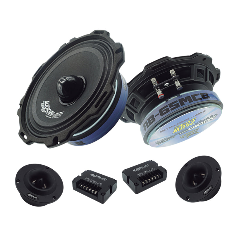 Set de medios Open Show AUDIOBLACK 6.5" AB-65MCB