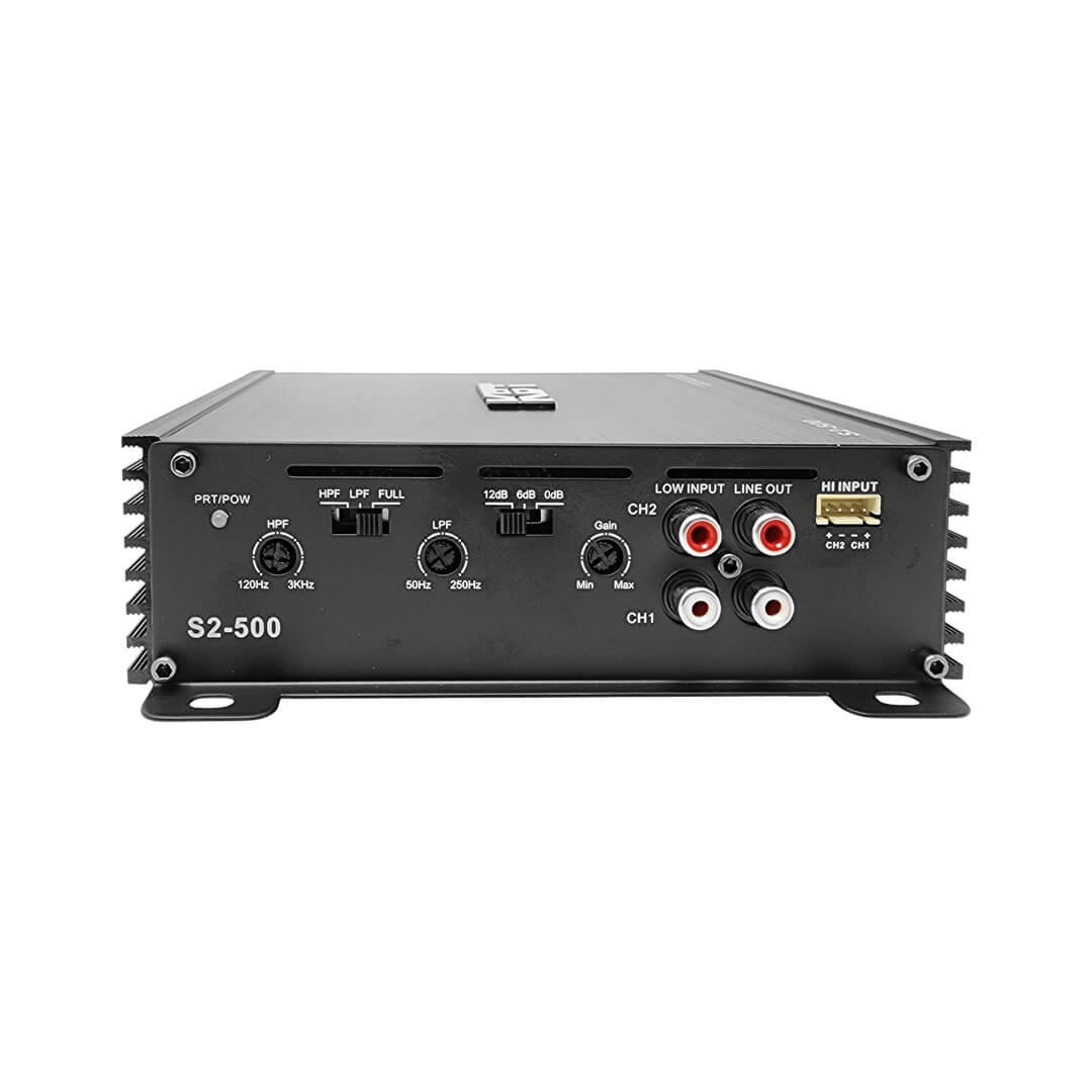 AMPLIFICADOR KBT SOLDIER S2-500 CLASE AB 2 CANALES 500W