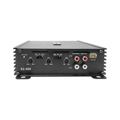 AMPLIFICADOR KBT SOLDIER S2-500 CLASE AB 2 CANALES 500W